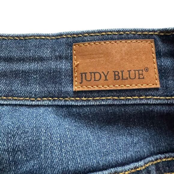 Judy Blue Jeans Womens Sz 15/32 15 32 Blue Skinny Relaxed Fit Stretch High Rise - Picture 11 of 13
